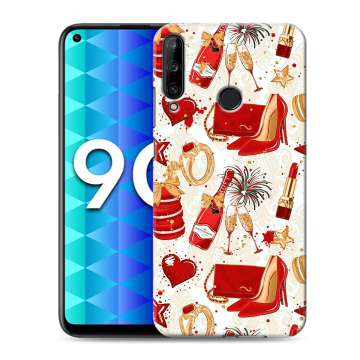 Силиконовый чехол на Huawei Honor 9C с принтом Новый год