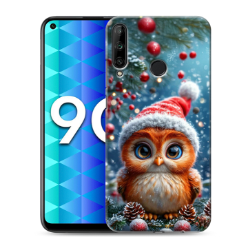 Силиконовый чехол на Huawei Honor 9C с принтом Новый год