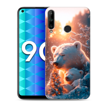 Силиконовый чехол на Huawei Honor 9C с принтом Новый год