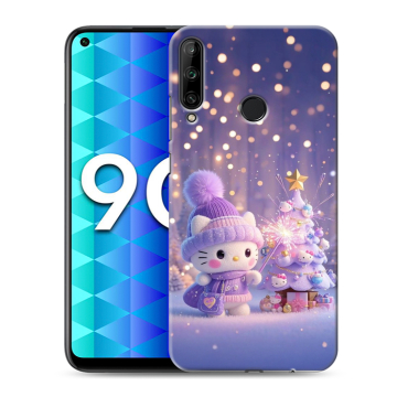 Силиконовый чехол на Huawei Honor 9C с принтом Новый год