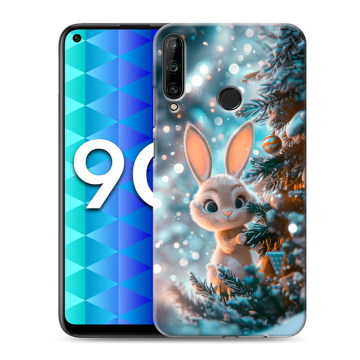 Силиконовый чехол на Huawei Honor 9C с принтом Новый год