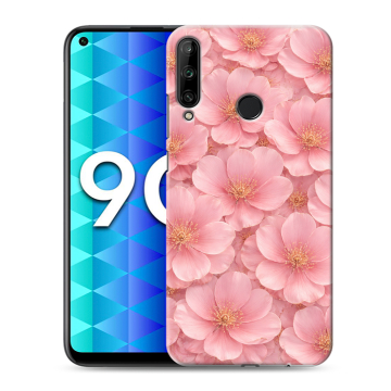 Силиконовый чехол на Huawei Honor 9C с принтом женский