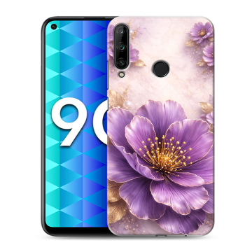 Силиконовый чехол на Huawei Honor 9C с принтом женский