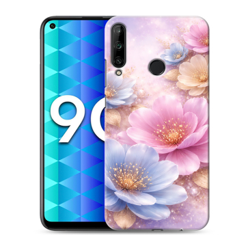 Силиконовый чехол на Huawei Honor 9C с принтом женский
