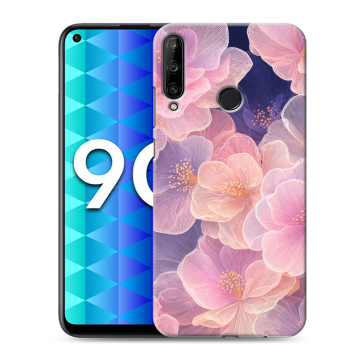 Силиконовый чехол на Huawei Honor 9C с принтом женский
