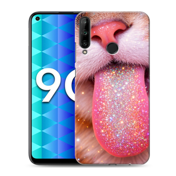 Силиконовый чехол на Huawei Honor 9C с принтом для девочек