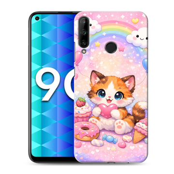Силиконовый чехол на Huawei Honor 9C с принтом для девочек
