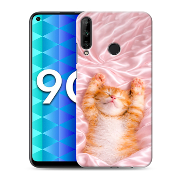 Силиконовый чехол на Huawei Honor 9C с принтом женский