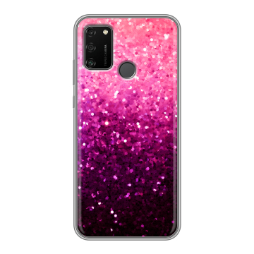 Силиконовый чехол на Huawei Honor 9A с принтом Блестки Силиконовый чехол на Huawei Honor 9A с принтом Блестки