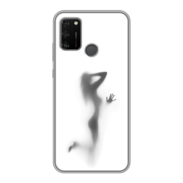 Силиконовый чехол на Huawei Honor 9A с принтом Силуэт