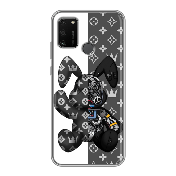 Силиконовый чехол на Huawei Honor 9A с принтом Луи робот Силиконовый чехол на Huawei Honor 9A с принтом Луи робот