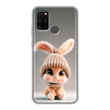Силиконовый чехол на Huawei Honor 9A с принтом Кролик Силиконовый чехол на Huawei Honor 9A с принтом Кролик