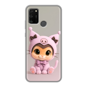 Силиконовый чехол на Huawei Honor 9A с принтом Куроми Kuromi Силиконовый чехол на Huawei Honor 9A с принтом Куроми Kuromi