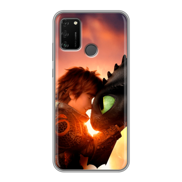 Силиконовый чехол на Huawei Honor 9A с принтом Как приручить дракона Силиконовый чехол на Huawei Honor 9A с принтом Как приручить дракона