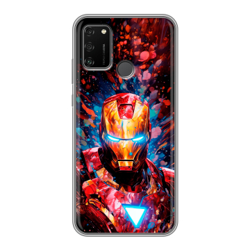 Силиконовый чехол на Huawei Honor 9A с принтом Железный человек Ironman Силиконовый чехол на Huawei Honor 9A с принтом Железный человек Ironman