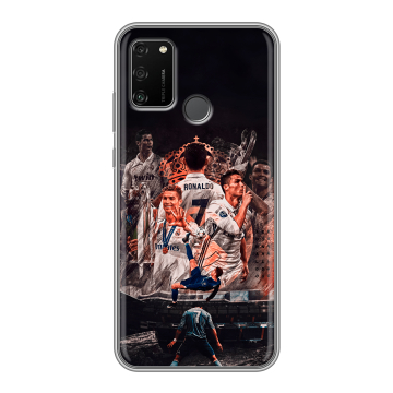 Силиконовый чехол на Huawei Honor 9A с принтом Реал Роналдо Real Ronaldo