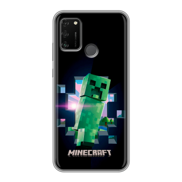 Силиконовый чехол на Huawei Honor 9A с принтом Майнкрафт Minecraft Силиконовый чехол на Huawei Honor 9A с принтом Майнкрафт Minecraft