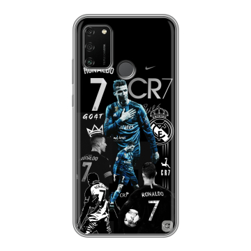 Силиконовый чехол на Huawei Honor 9A с принтом Реал Роналдо