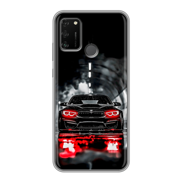 Силиконовый чехол на Huawei Honor 9A с принтом BMW БМВ Силиконовый чехол на Huawei Honor 9A с принтом BMW БМВ