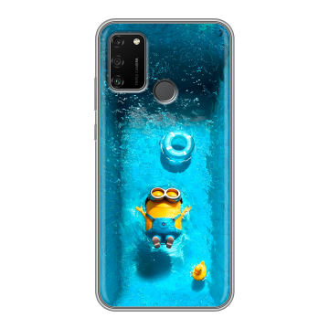 Силиконовый чехол на Huawei Honor 9A с принтом Миньоны Силиконовый чехол на Huawei Honor 9A с принтом Миньоны