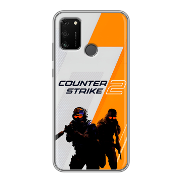 Силиконовый чехол на Huawei Honor 9A с принтом Counter Strike Силиконовый чехол на Huawei Honor 9A с принтом Counter Strike