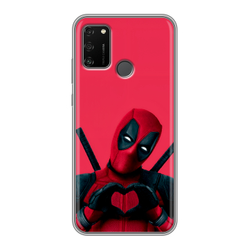 Силиконовый чехол на Huawei Honor 9A с принтом Дедпул Deadpool Силиконовый чехол на Huawei Honor 9A с принтом Дедпул Deadpool