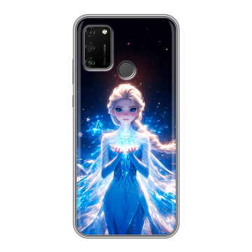Силиконовый чехол на Huawei Honor 9A с принтом Холодное сердце Frozen Силиконовый чехол на Huawei Honor 9A с принтом Холодное сердце Frozen