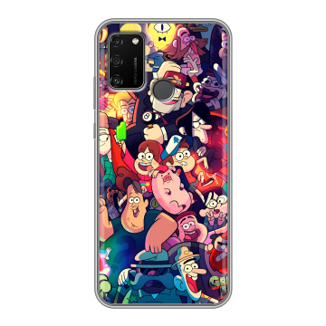 Силиконовый чехол на Huawei Honor 9A с принтом Gravity Falls Гравити Фолз Силиконовый чехол на Huawei Honor 9A с принтом Gravity Falls Гравити Фолз