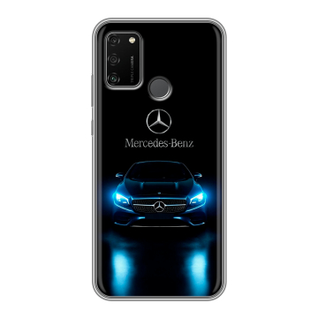 Силиконовый чехол на Huawei Honor 9A с принтом Mercedes Мерседес