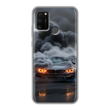 Силиконовый чехол на Huawei Honor 9A с принтом BMW БМВ Силиконовый чехол на Huawei Honor 9A с принтом BMW БМВ