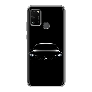 Силиконовый чехол на Huawei Honor 9A с принтом Mercedes Мерседес