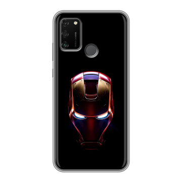 Силиконовый чехол на Huawei Honor 9A с принтом IronMan Железный человек