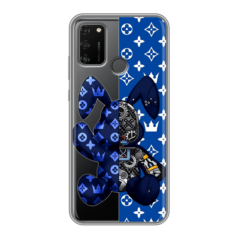 Силиконовый чехол на Huawei Honor 9A с принтом Луи робот Силиконовый чехол на Huawei Honor 9A с принтом Луи робот