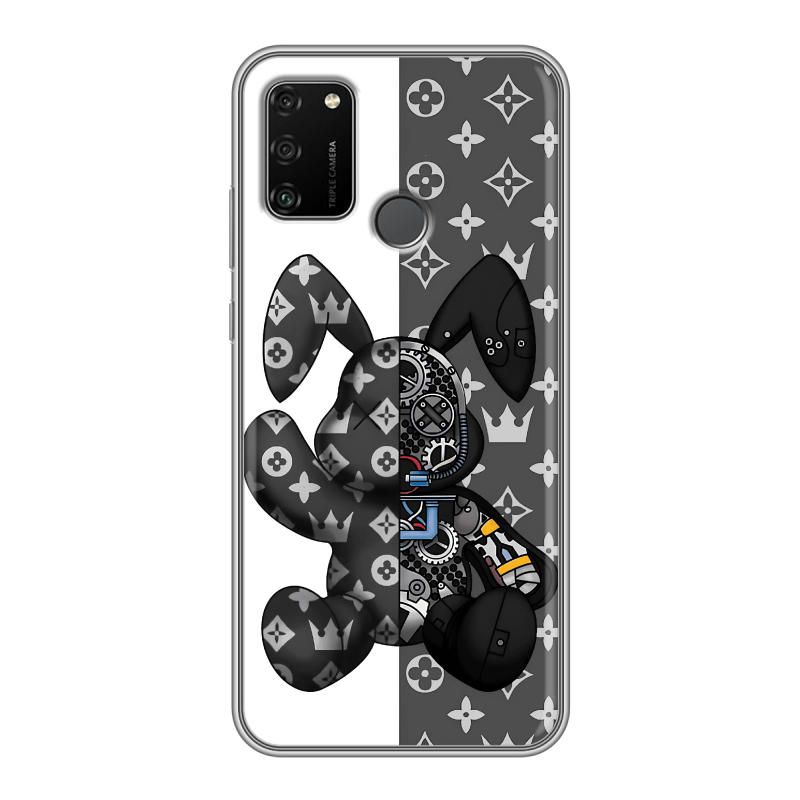 Силиконовый чехол на Huawei Honor 9A с принтом Луи робот Силиконовый чехол на Huawei Honor 9A с принтом Луи робот