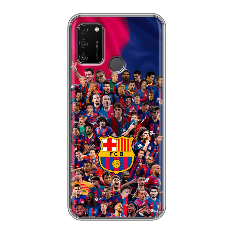 Силиконовый чехол на Huawei Honor 9A с принтом Барселона Barcelona Силиконовый чехол на Huawei Honor 9A с принтом Барселона Barcelona