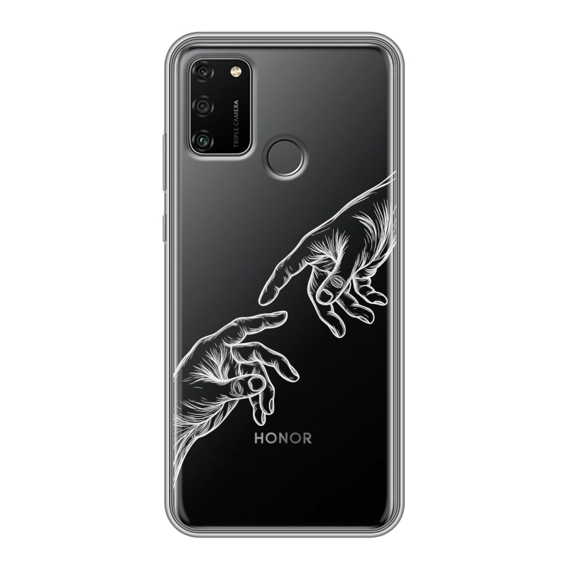 Силиконовый чехол на Huawei Honor 9A с принтом Сотворение мира Силиконовый чехол на Huawei Honor 9A с принтом Сотворение мира