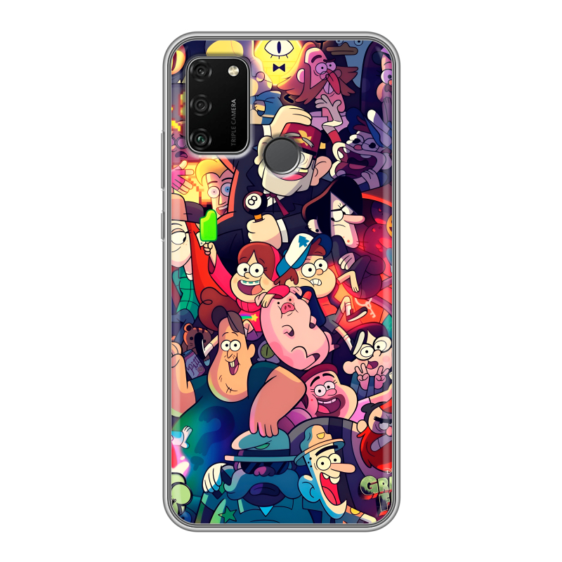 Силиконовый чехол на Huawei Honor 9A с принтом Gravity Falls Гравити Фолз Силиконовый чехол на Huawei Honor 9A с принтом Gravity Falls Гравити Фолз