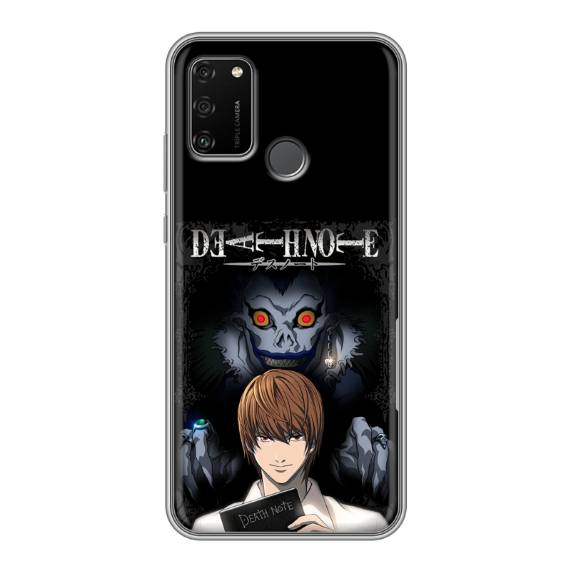 Силиконовый чехол на Huawei Honor 9A с принтом Death note Тетрадь смерти Силиконовый чехол на Huawei Honor 9A с принтом Death note Тетрадь смерти