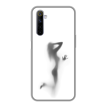 Силиконовый противоударный чехол на Realme 6 с принтом Силуэт