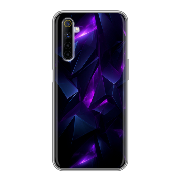 Силиконовый противоударный чехол на Realme 6 с принтом Абстракиция
