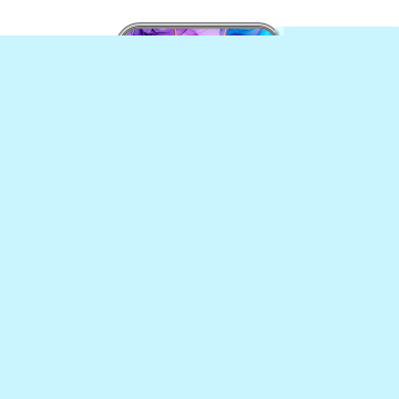 Силиконовый противоударный чехол на Realme 6 с принтом синий мрамор Силиконовый противоударный чехол на Realme 6 с принтом синий мрамор