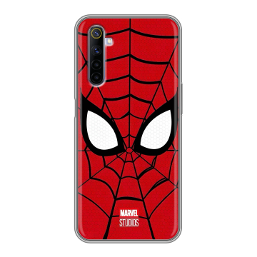 Силиконовый противоударный чехол на Realme 6 с принтом человек паук spiderman