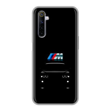 Силиконовый противоударный чехол на Realme 6 с принтом БМВ BMW