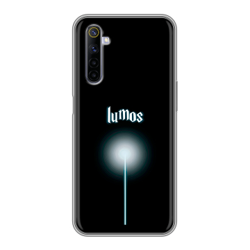 Силиконовый противоударный чехол на Realme 6 с принтом Harry Potter Гарри Поттер