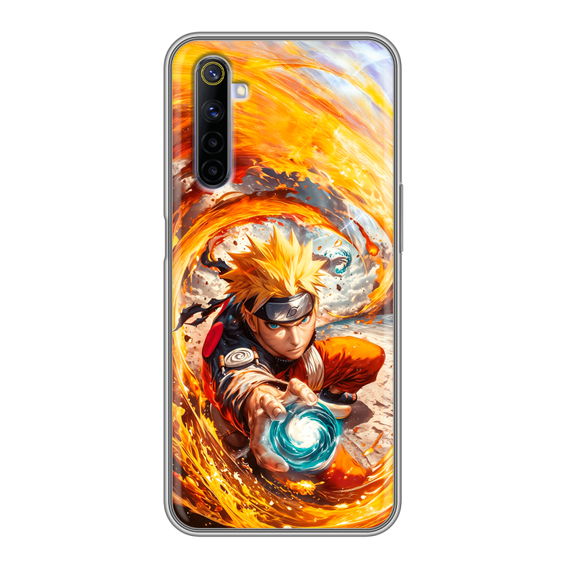 Силиконовый противоударный чехол на Realme 6 с принтом Аниме Наруто Naruto Силиконовый противоударный чехол на Realme 6 с принтом Аниме Наруто Naruto