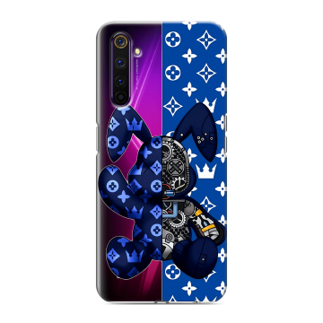 Силиконовый противоударный чехол на Realme 6 Pro с принтом Луи робот Силиконовый противоударный чехол на Realme 6 Pro с принтом Луи робот