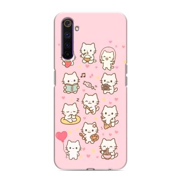 Силиконовый противоударный чехол на Realme 6 Pro с принтом Hello Kitty Хелоу Кити Силиконовый противоударный чехол на Realme 6 Pro с принтом Hello Kitty Хелоу Кити