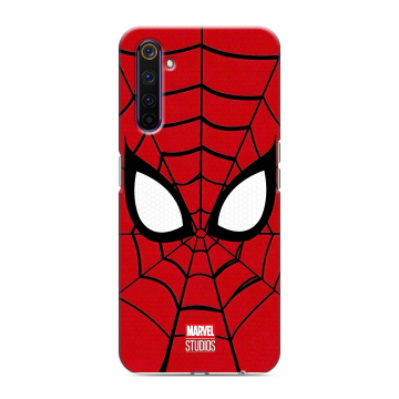 Силиконовый противоударный чехол на Realme 6 Pro с принтом человек паук spiderman