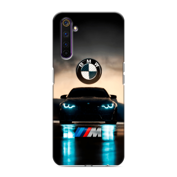 Силиконовый противоударный чехол на Realme 6 Pro с принтом БМВ BMW