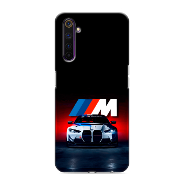 Силиконовый противоударный чехол на Realme 6 Pro с принтом БМВ BMW